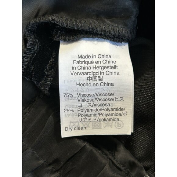 J. Crew Women's Pull-On Velvet Easy Pants in Black - Sz 4 - Picture 5 of 5